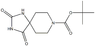 8-Boc-2,4,8-triazaspiro[4.5]decane-1,3-dione Struktur