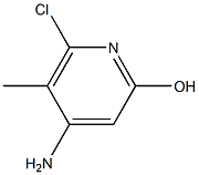 4-Amino-6-chloro-2-hydroxy-5-methylpyridine Struktur