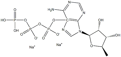 5-adenosine triphosphate disodium salt Struktur