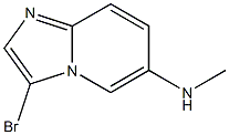 3-bromo-N-methylimidazo[1,2-a]pyridin-6-amine Struktur