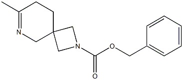 benzyl 7-methyl-2,6-diazaspiro[3.5]non-6-ene-2-carboxylate Struktur