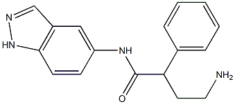 4-amino-N-(1H-indazol-5-yl)-2-phenylbutanamide Struktur