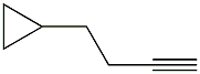 but-3-ynylcyclopropane Struktur