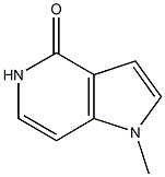 1-methyl-1,5-dihydro-4H-pyrrolo[3,2-c]pyridin-4-one Struktur