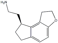 (S)-2-(2,6,7,8-tetrahydro-1H-indeno[5,4-b]furan-8-yl)ethanamine Struktur