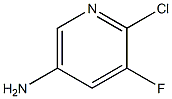 2-chloro-3-fluoro-5-aminopyridine Struktur