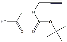 Boc-N-(propargyl)-glycine Struktur