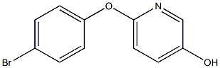 6-(4-broMophenoxy)pyridin-3-ol Struktur