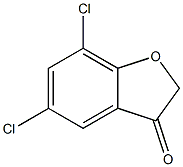 5,7-Dichloro-2,3-dihydrobenzo[b]furan-3-one Struktur