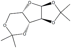 1,2:3,5-Di-O-Isopropylidene-a-L-xylofuranose Struktur