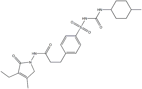 Glimepiride impurity B Struktur