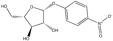 4-Nitrophenyl b-L-arabinofuranoside Struktur