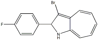 (4Z,6Z,8E)-3-bromo-2-(4-fluorophenyl)-1,2-dihydrocyclohepta[b]pyrrole Struktur