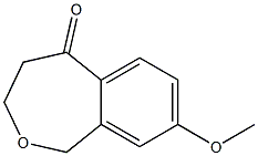 8-methoxy-3,4-dihydrobenzo[c]oxepin-5(1H)-one Struktur