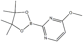 4-methoxy-2-(4,4,5,5-tetramethyl-1,3,2-dioxaborolan-2-yl)pyrimidine Struktur