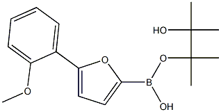 5-(2-Methoxyphenyl)furan-2-boronic pinacol ester Struktur