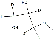 3-Methoxy-1,2-propanediol-d5 Struktur