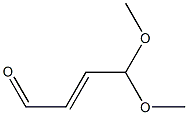 FUMARALDEHYDE MONO(DIMETHYL ACETAL) (STABILIZED WITH HQ) Fumaraldehyde mono (dimethyl acetal) (containing stabilizer hydroquinone) Struktur