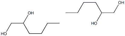 1,2-HEXANEDIOL 1,2-hexanediol Struktur