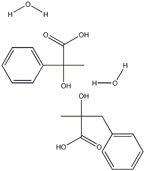 ATROLACTIC ACID HYDRATE Benzyl Lactate Hydrate Struktur