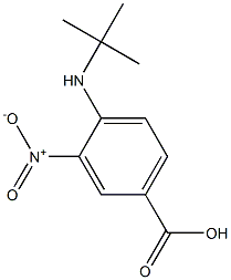 4-TERT-BUTYLAMINO-3-NITRO-BENZOIC ACID Struktur