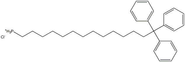 Tetradecyl phosphoniuM chloride, triphenyl Struktur