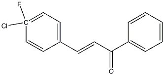 4Fluoro-4-ChloroChalcone Struktur