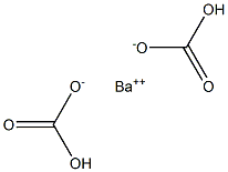 Barium bicarbonate Struktur