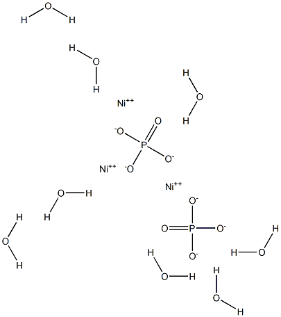 Nickel orthophosphate octahydrate Struktur