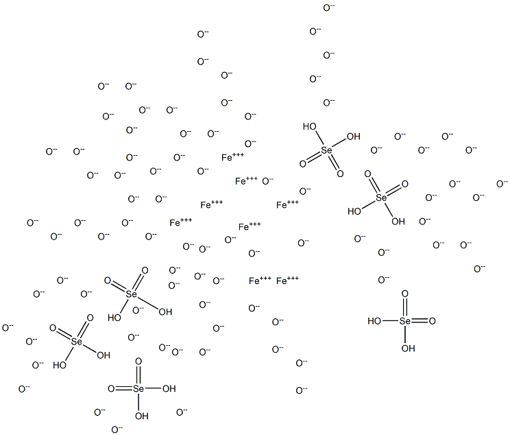 Octairon(III) selenite tetradecaoxide Struktur