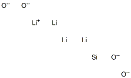 Tetralithium silicon tetraoxide Struktur