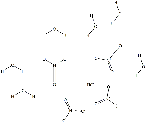 Thorium(IV) nitrate hexahydrate Struktur