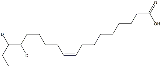 Oleic Acid-15,16-D2 Struktur