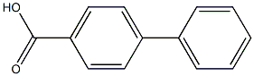 Biphenyl-4-carboxylic acid Struktur