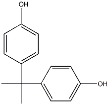 2,2-bis(4-hydroxyphenyl)propane Struktur