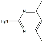 4,6-二甲基-2-氨基嘧啶, , 結(jié)構(gòu)式