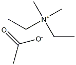 Dimethyldiethylammonium acetate Struktur