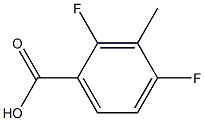 2,4-Difluoro-3-methylbenzoic acid Struktur