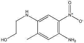 1-amino-3-methyl-4-[(2-hydroxyethyl)amino]-6-nitrobenzene Struktur