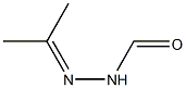 1-methylethylidene-hydrazine carboxaldehyde Struktur