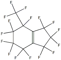 1,1,2,2,3,3,4,4,5,5,6,6,7-Tridecafluoro-7-(trifluoromethyl)-2,3,4,5,6, 7-hexahydro-1H-indene Struktur