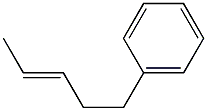 3-Pentenylbenzene. Struktur