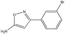 5-Amino-3-(3-bromophenyl)isoxazole Struktur