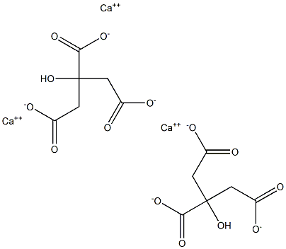 CALCIUM CIITRATE Struktur