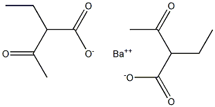 barium ethyl acetoacetate Struktur