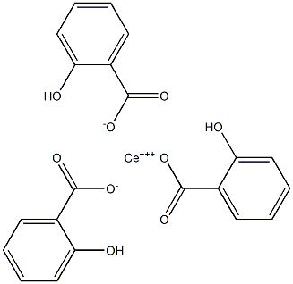 cerous salicylate Struktur