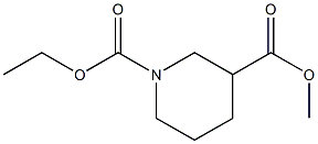 Methyl 1-Ethoxycarbonyl Piperidine-3-Carboxylate Struktur