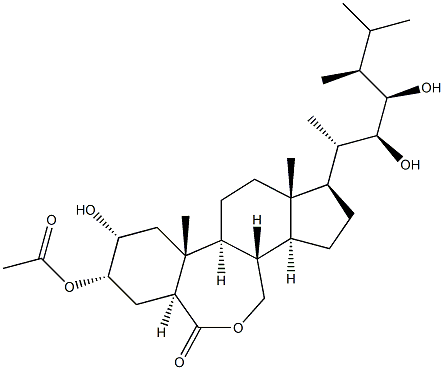 brassicolide acetate Struktur