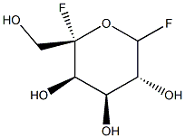 5-fluoro-galactosyl fluoride Struktur