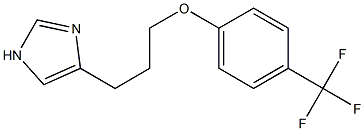 4-(3-(4-(trifluoromethyl)phenoxy)propyl)-1H-imidazole Struktur